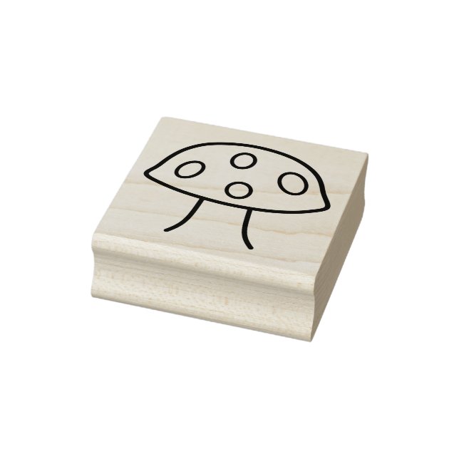 Carimbo De Borracha Cartografia Cartoon Mushroom Rubber Stamp (Carimbo)