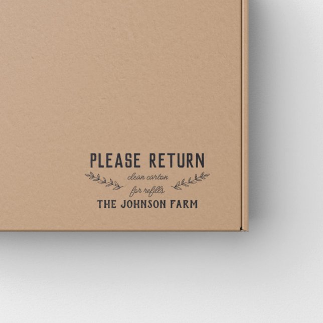 Carimbo De Borracha Cartonagem de borracha de Fazenda da família Hen (Criador carregado)