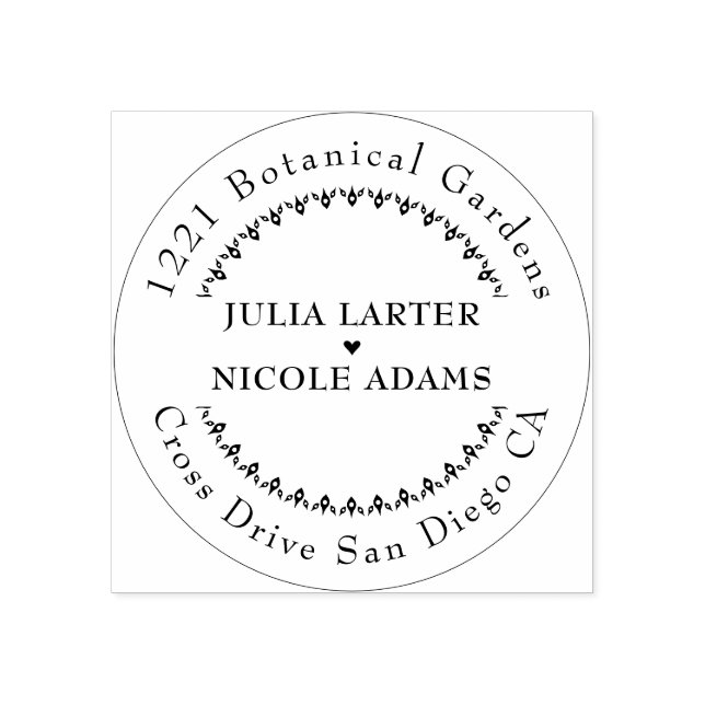 Carimbo De Borracha Casamento de Folhagem de Citros com Limonia Fresca (Impressão)