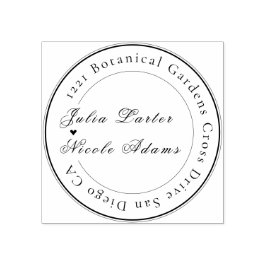 Carimbo De Borracha Casamento de Moldura Floral Romântica Pearl Swan