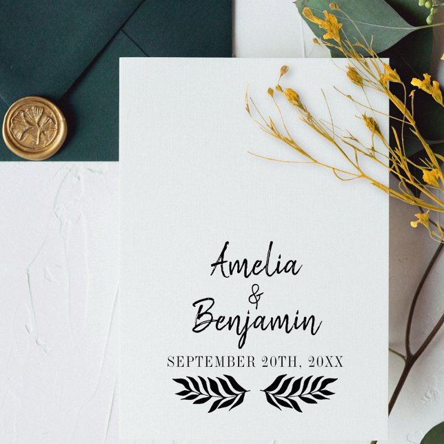 Carimbo De Borracha Casamento de Nomes de Noivas Russas Personalizadas (Criador carregado)