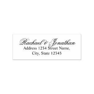 Carimbo De Borracha Casamento elegante