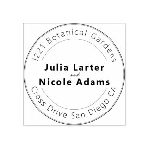 Carimbo De Borracha Casamento Exótico de Jardins de Flores Selvagens d