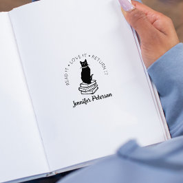 Carimbo De Borracha Cat Lê, Ama, Devolve, Livro