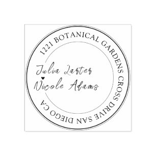 Carimbo De Borracha Chá de casamento de Sangue de Hibiscus Azul-Cor-de