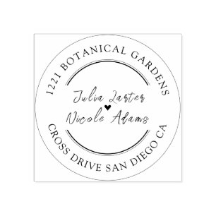 Carimbo De Borracha Chá de casamento de Sangue de Hibiscus Azul-Cor-de