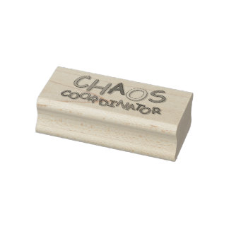 Carimbo De Borracha Chaos Coordinator