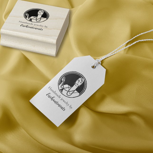 Carimbo De Borracha Chic Retro Charms Junho-Arranjado Delles (Criador carregado)