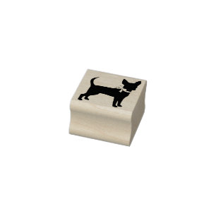 Carimbo De Borracha Chihuahua Dog Puppy