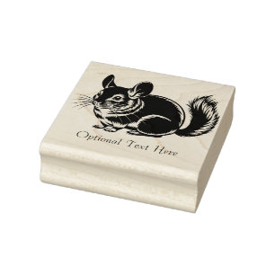 Carimbo De Borracha Chinchilla Personalizada