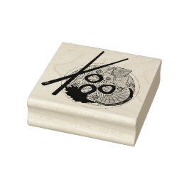 Carimbo De Borracha Chopsticks de macarrão de galinha Comida vietnamit