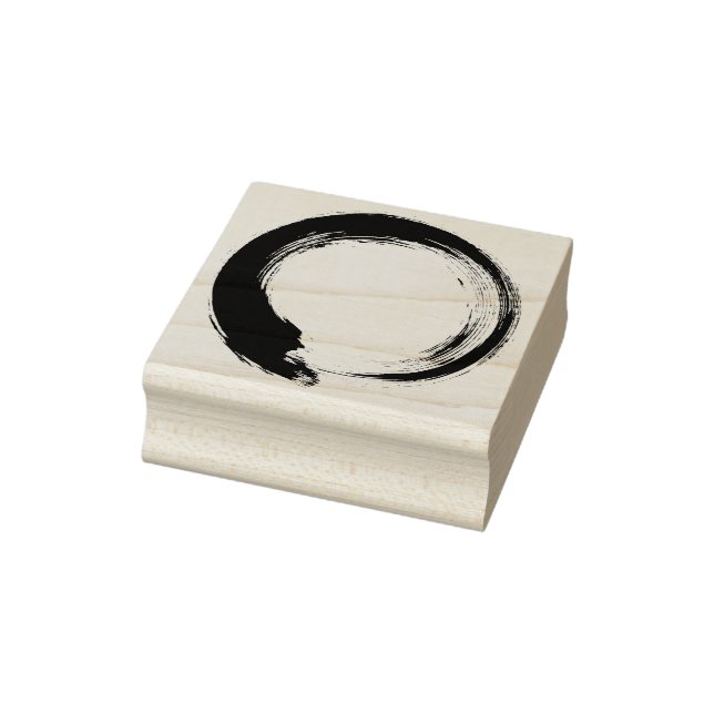 Carimbo De Borracha Círculo Enso Zen (Carimbo)