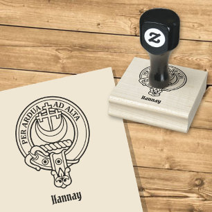 Carimbo de borracha Clan Hannay Crest
