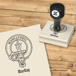 Carimbo de borracha Clan MacKay Crest