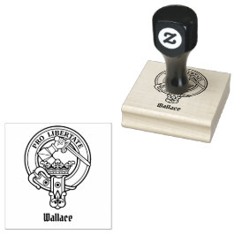 Carimbo de borracha Clan Wallace Crest