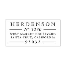 Clássico Estilo de Vintagem Typografia Endereço de