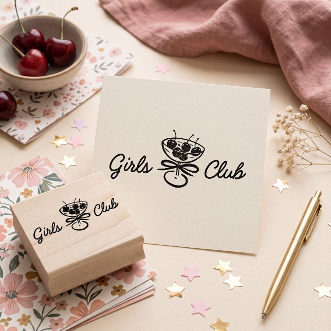 Carimbo De Borracha Clube das Meninas (Criador carregado)