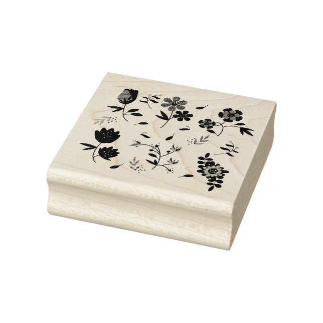 Carimbo De Borracha coleção de flores (Carimbo)
