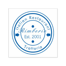 Carimbo de Borracha com Autoimpressão em Círculo