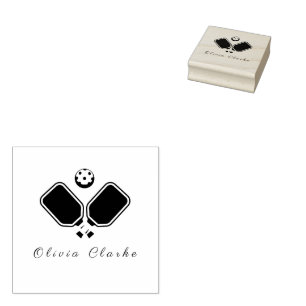 Carimbo de Borracha com Script de Na moda de Flech