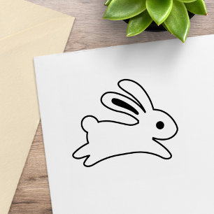 Carimbo De Borracha Cor do Coelho em Execução