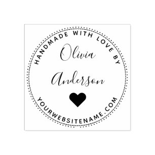 Carimbo De Borracha Coração Bestial Personalizado, Feito Com Amor