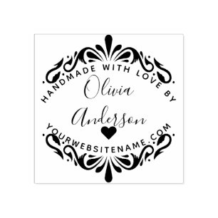 Carimbo De Borracha Coração Bestial Personalizado, Feito Com Amor