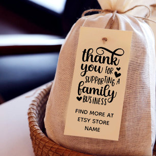 Carimbo De Borracha Corações Agradecemos Por Apoiar Os Negócios Famili