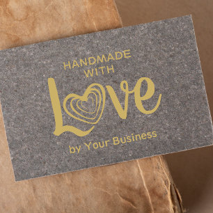 Carimbo De Borracha Corações Divertidos Feitos à Mão com Citação de Am