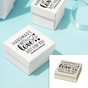 Carimbo De Borracha Corações Feitos À Mão Com Amor Apenas Para Você