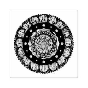 Carimbo De Borracha Corante vermelho cardinal e floco de neve