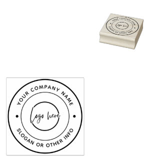 Carimbo De Borracha Create Your Own Custom Business Logo Rubber Stamp