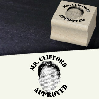 Carimbo De Borracha Criar Uma Pau De Aprovação De Professores De Rosto