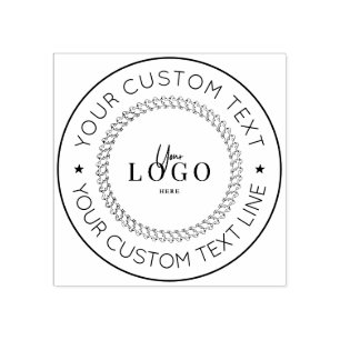 Carimbo De Borracha Crie a sua própria borracha de endereço de retorno