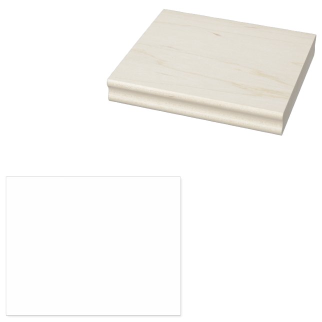 Carimbo De Borracha Crie o seu próprio branco (Carimbado)