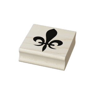Carimbo De Borracha Crie Seu Próprio Fleur De Lis Majestoso
