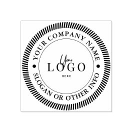 Carimbo De Borracha Crie Seu Próprio Logotipo Empresarial Moderno Redo