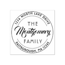 Crie seu próprio nome de família Script Endereço d