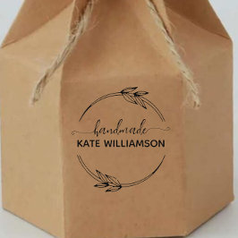 Carimbo De Borracha Crie seu próprio nome feito à mão Mini