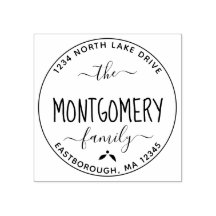 Crie seu próprio nome moderno da família Endereço