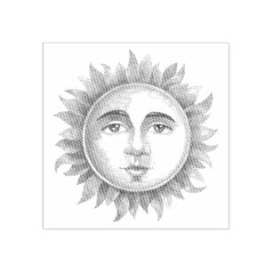 Carimbo De Borracha Crie seu próprio Sol de Cheio Místico
