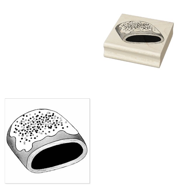 Carimbo De Borracha Cucidati Cuccidati - Cookies de Natal italianos (Carimbado)