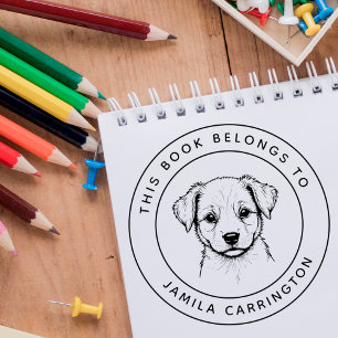 Carimbo De Borracha Cupido Personalizado Este Livro Pertence Ao Nome D