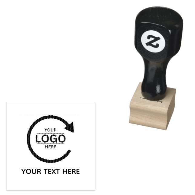 Carimbo De Borracha Custom Business Brand Logo (Carimbado)