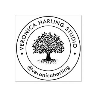 Carimbo De Borracha Custom Company Logo Rubber Stamp – Design