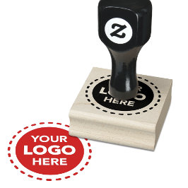 Carimbo De Borracha Custom Logo Rubber Stamp for Brand Promotion