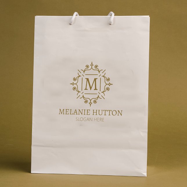 Carimbo De Borracha Custom Monogram, Small Business Large  (Criador carregado)