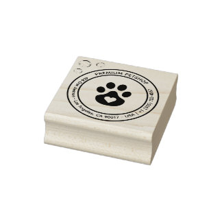 Carimbo De Borracha Custom Pet Shop Logo Stamp