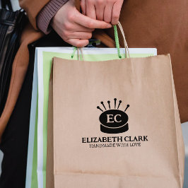 Carimbo De Borracha Custom Sewing Business, Large 