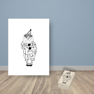 Carimbo De Borracha Cute Palhaço Vintage, Circo de Aniversário Vitoria